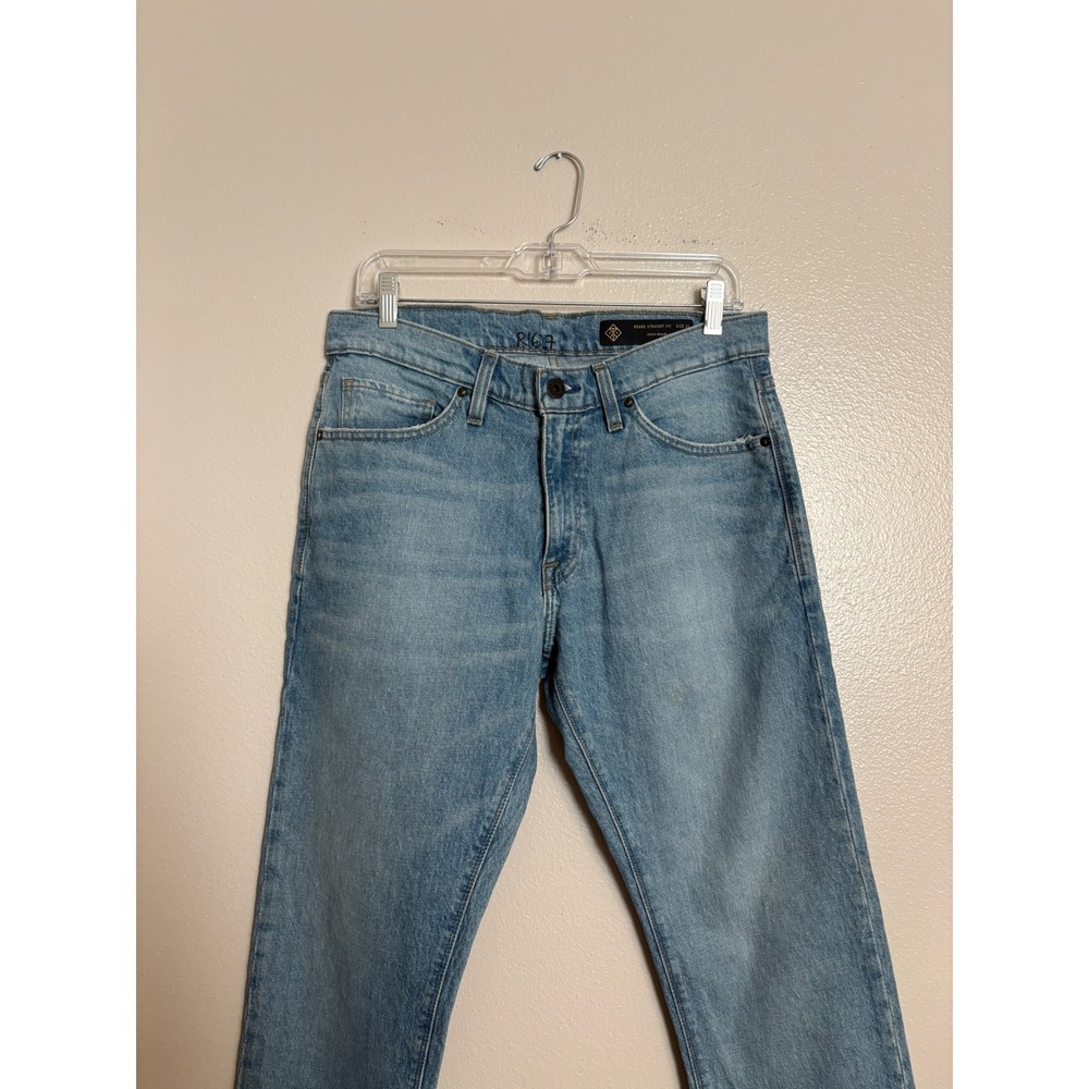 Roark Open Roads Straight Fit Jeans Men's Size 31 x 32 Light Wash Denim